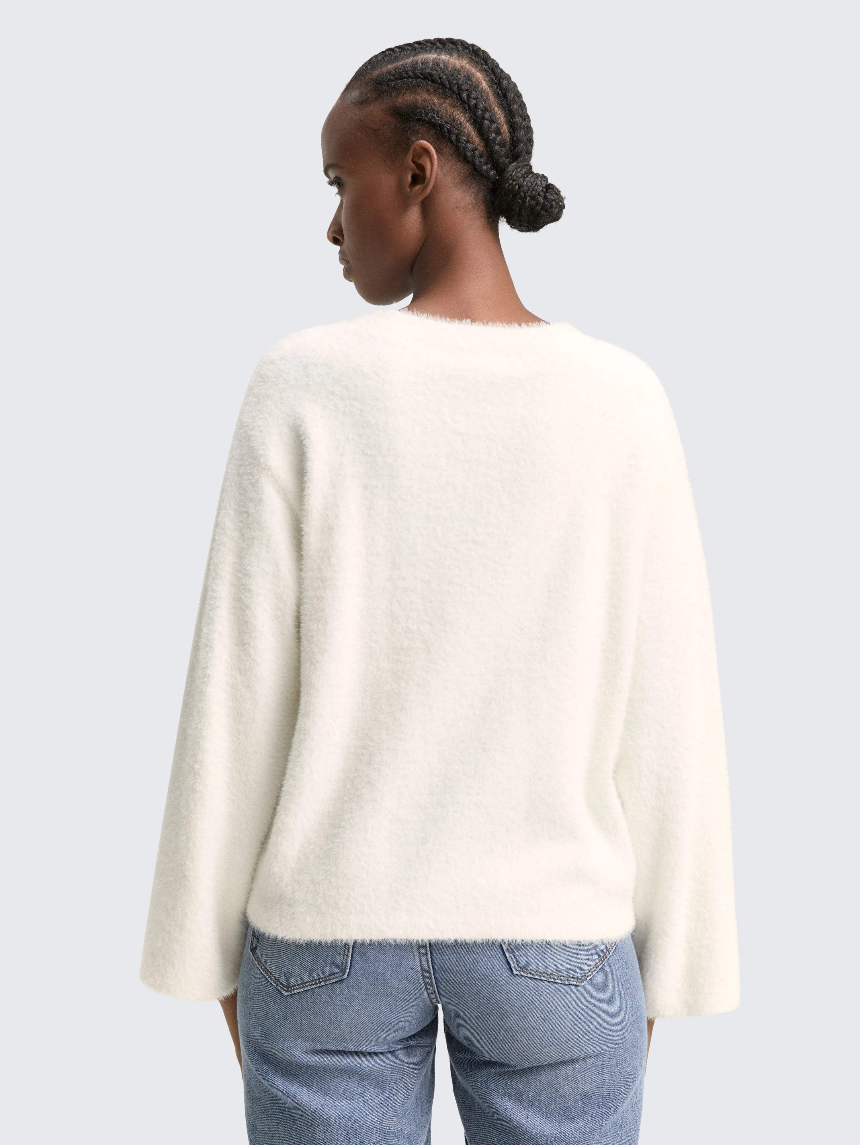 Tom Tailor_Red_Knitted Jumper Made From Feather Yarn_1049083_10332_03