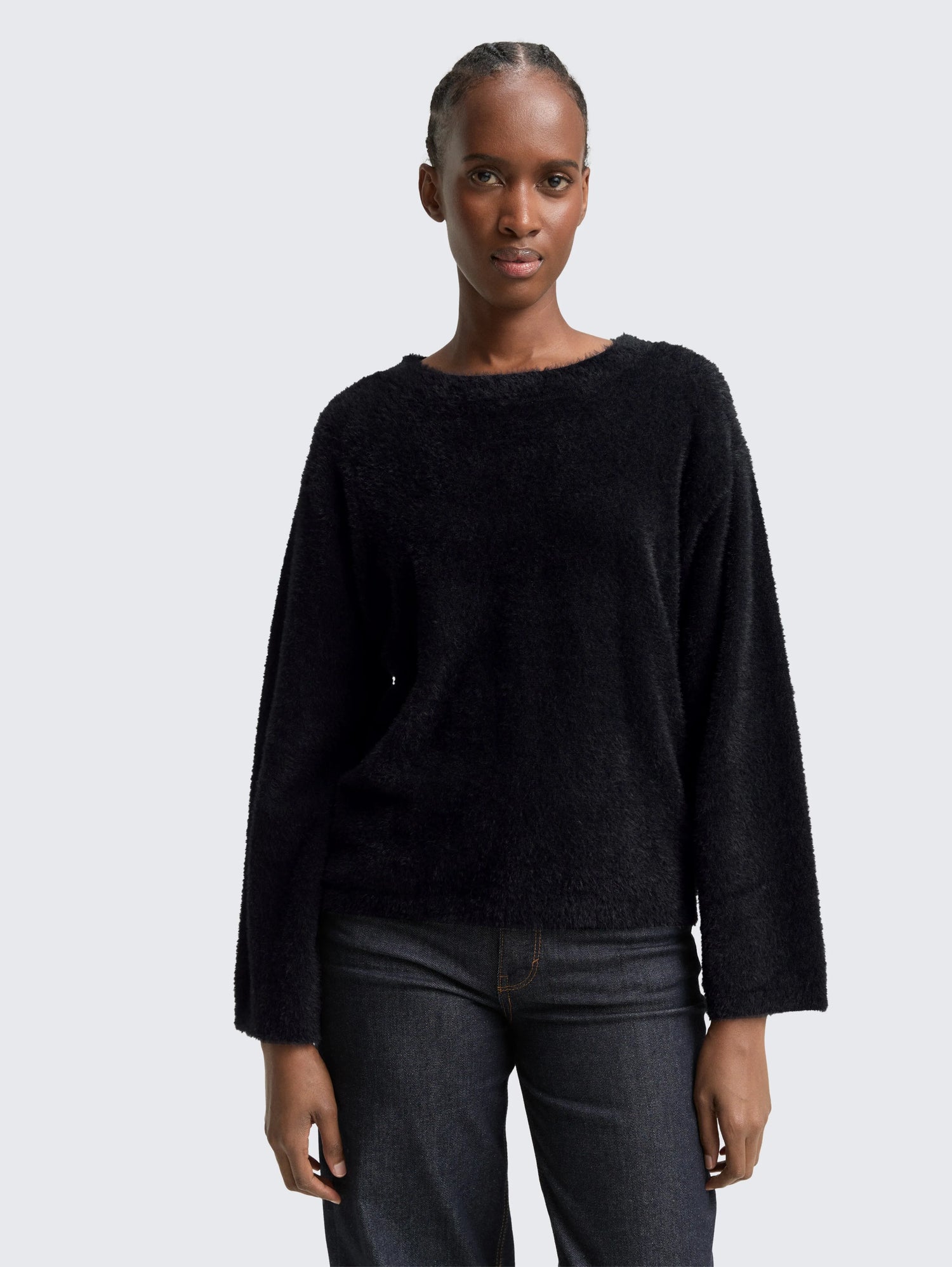 Tom Tailor_Red_Knitted Jumper Made From Feather Yarn_1049083_14482_02