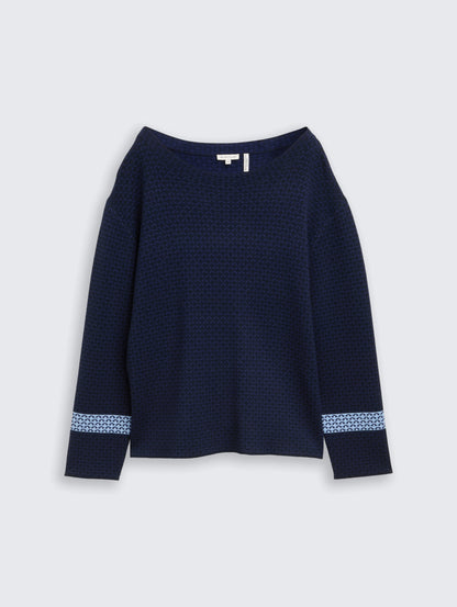 Tom Tailor_0_Loose Fit Jacquard Knit Jumper_1049123_39169_04