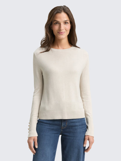 Tom Tailor_Gray_Knitted Jumper with Button Details_1049125_36844_02