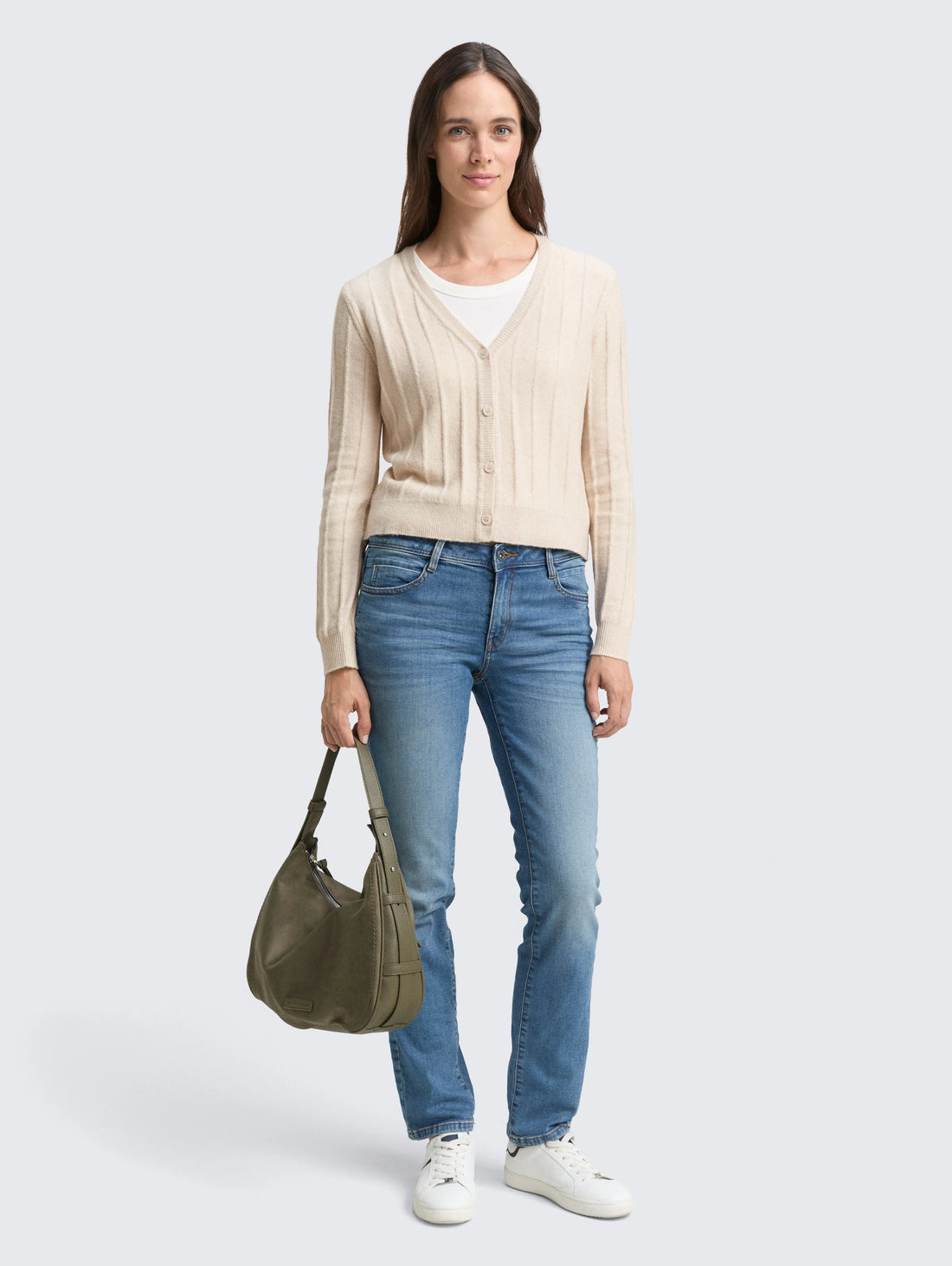 Tom Tailor_Gray_Ribbed Cardigan with Wool Content_1049130_36844_01
