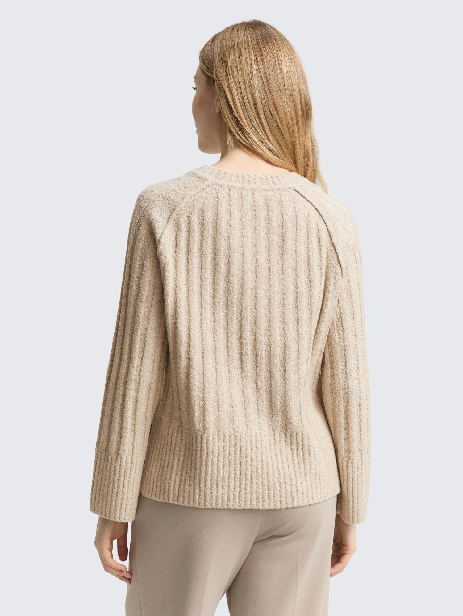 Tom Tailor_Gray_BouclŽ Knit Jumper with Wool Content_1049133_36844_03