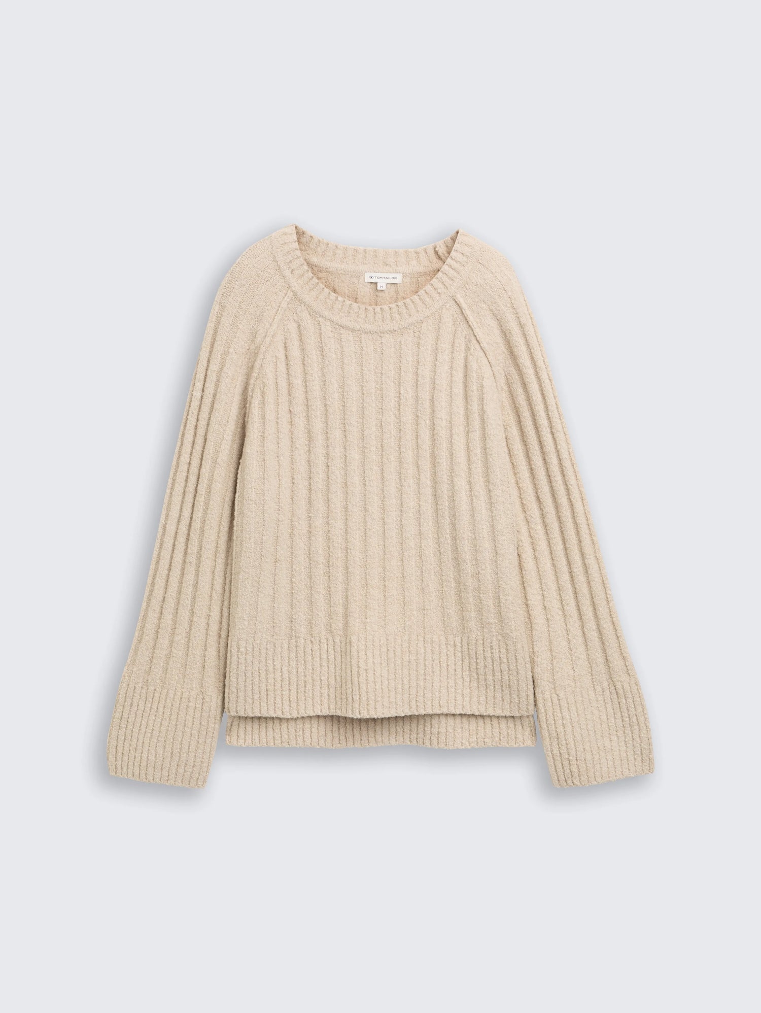 Tom Tailor_Gray_BouclŽ Knit Jumper with Wool Content_1049133_36844_04