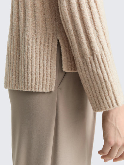 Tom Tailor_Gray_BouclŽ Knit Jumper with Wool Content_1049133_36844_05