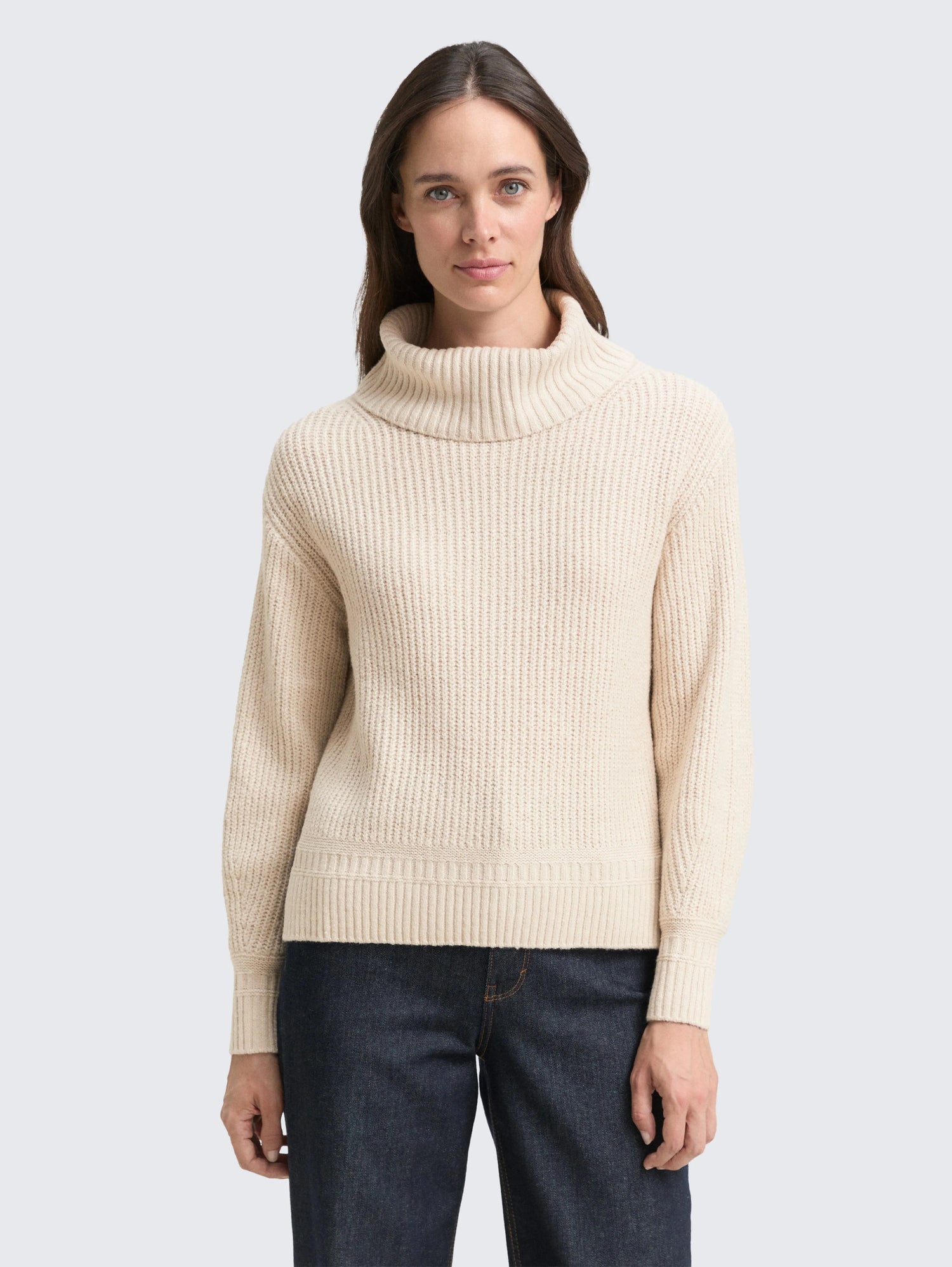 Tom Tailor_Gray_Loose Fit Turtleneck Jumper_1049137_36844_02