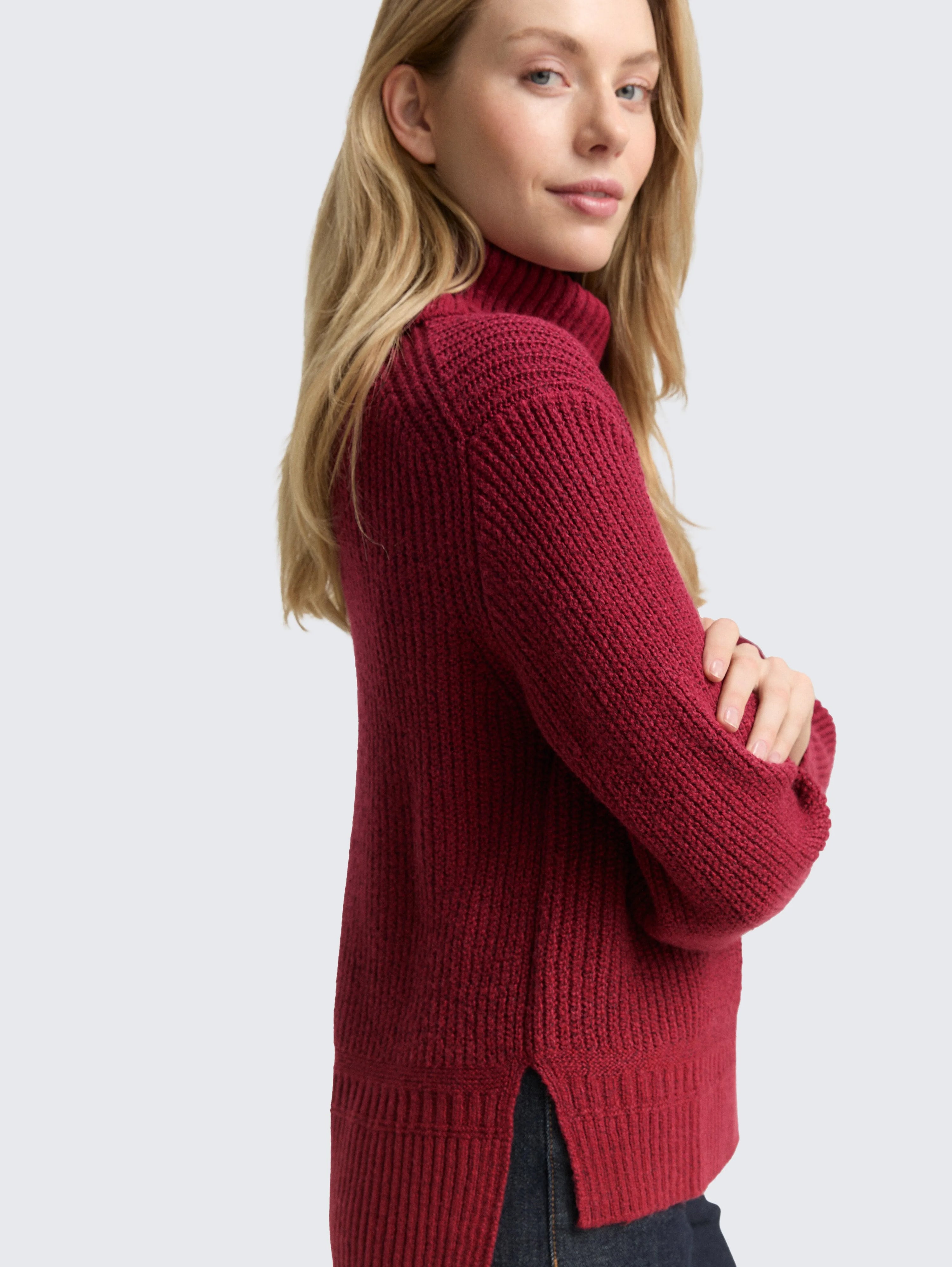 Tom Tailor_Gray_Loose Fit Turtleneck Jumper_1049137_39063_05