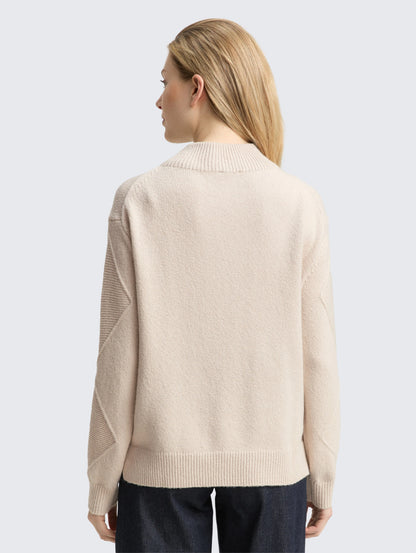 Tom Tailor_0_Loose Fit Knitted Jumper with Stand-Up Collar_1049140_29517_03