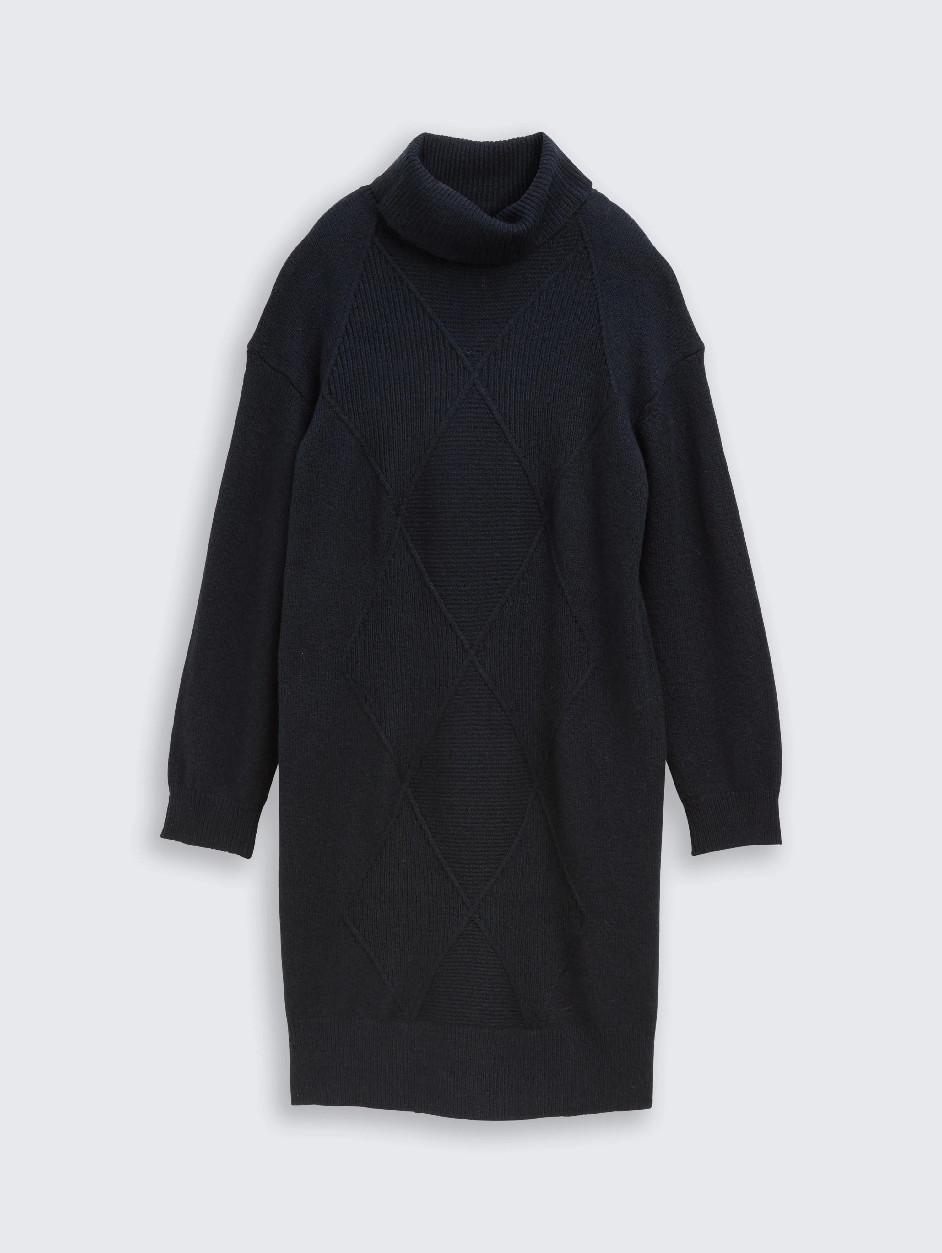 Tom Tailor_White_Loose Fit Knitted Dress_1049141_10668_04