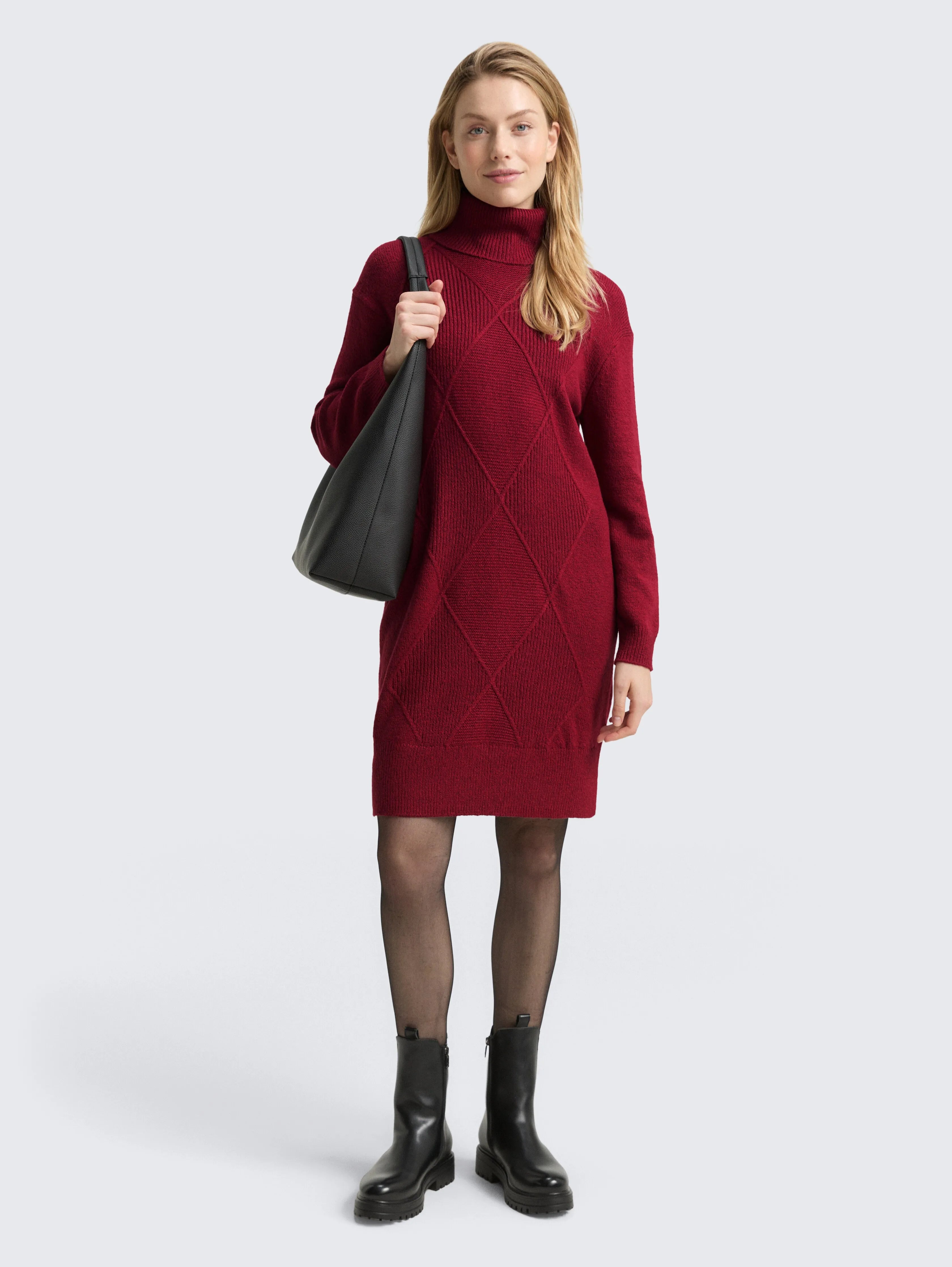 Tom Tailor_White_Loose Fit Knitted Dress_1049141_39063_01