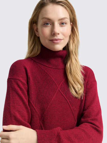 Tom Tailor_White_Loose Fit Knitted Dress_1049141_39063_05