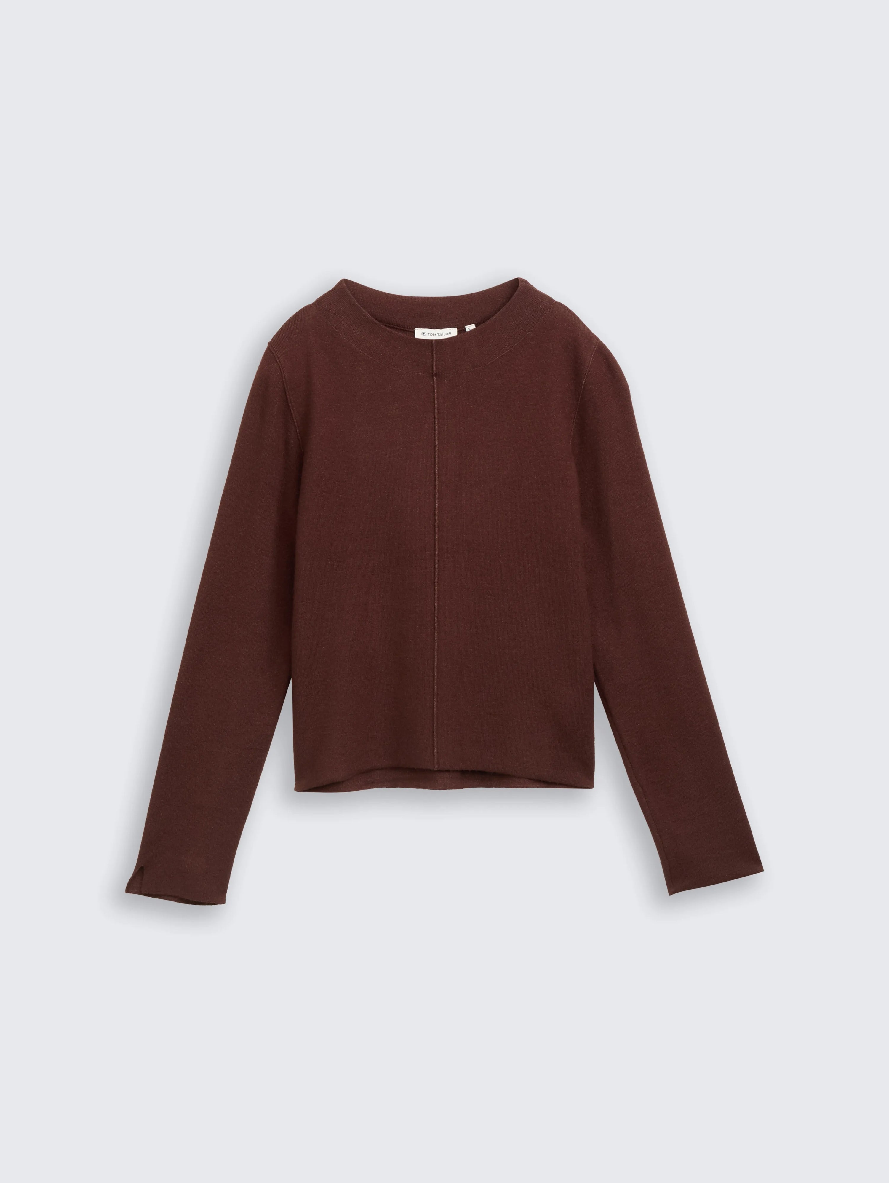 Tom Tailor_0_Cropped Knitted Jumper with Stand-Up Collar_1049163_39062_04