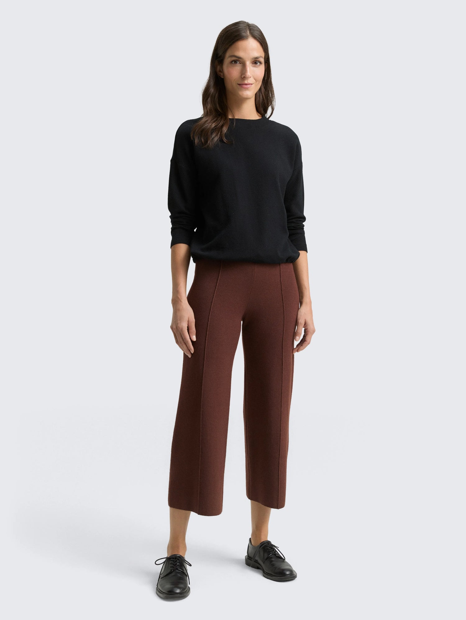 Tom Tailor_Gray_Culotte Knit Trousers_1049165_39062_01