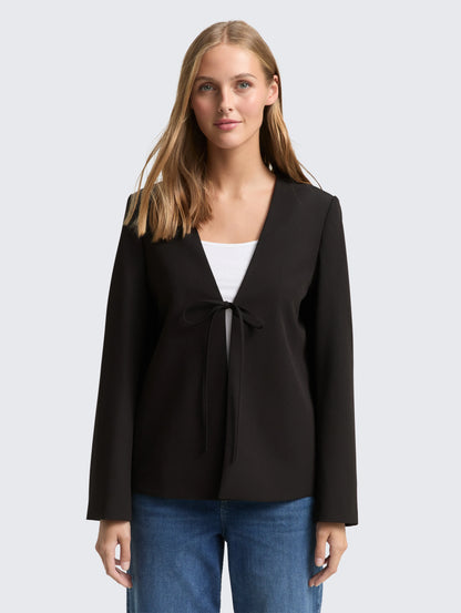 Tom Tailor_0_Regular Fit Jacket with Bow Detail_1049254_14482_01