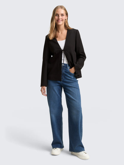 Tom Tailor_0_Regular Fit Jacket with Bow Detail_1049254_14482_02