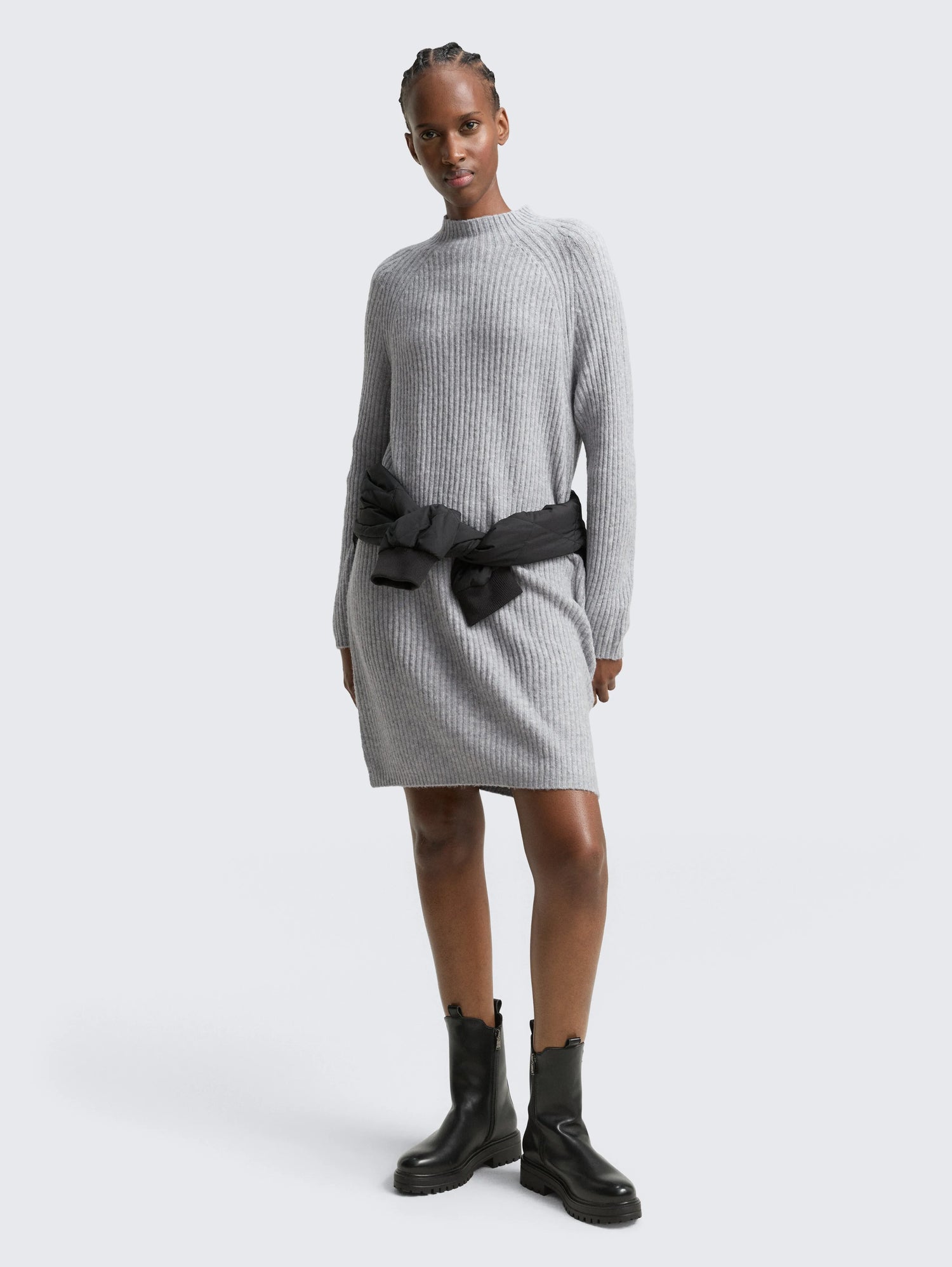 Tom Tailor_0_Midi Knit Dress with Stand-Up Collar_1049381_10658_01