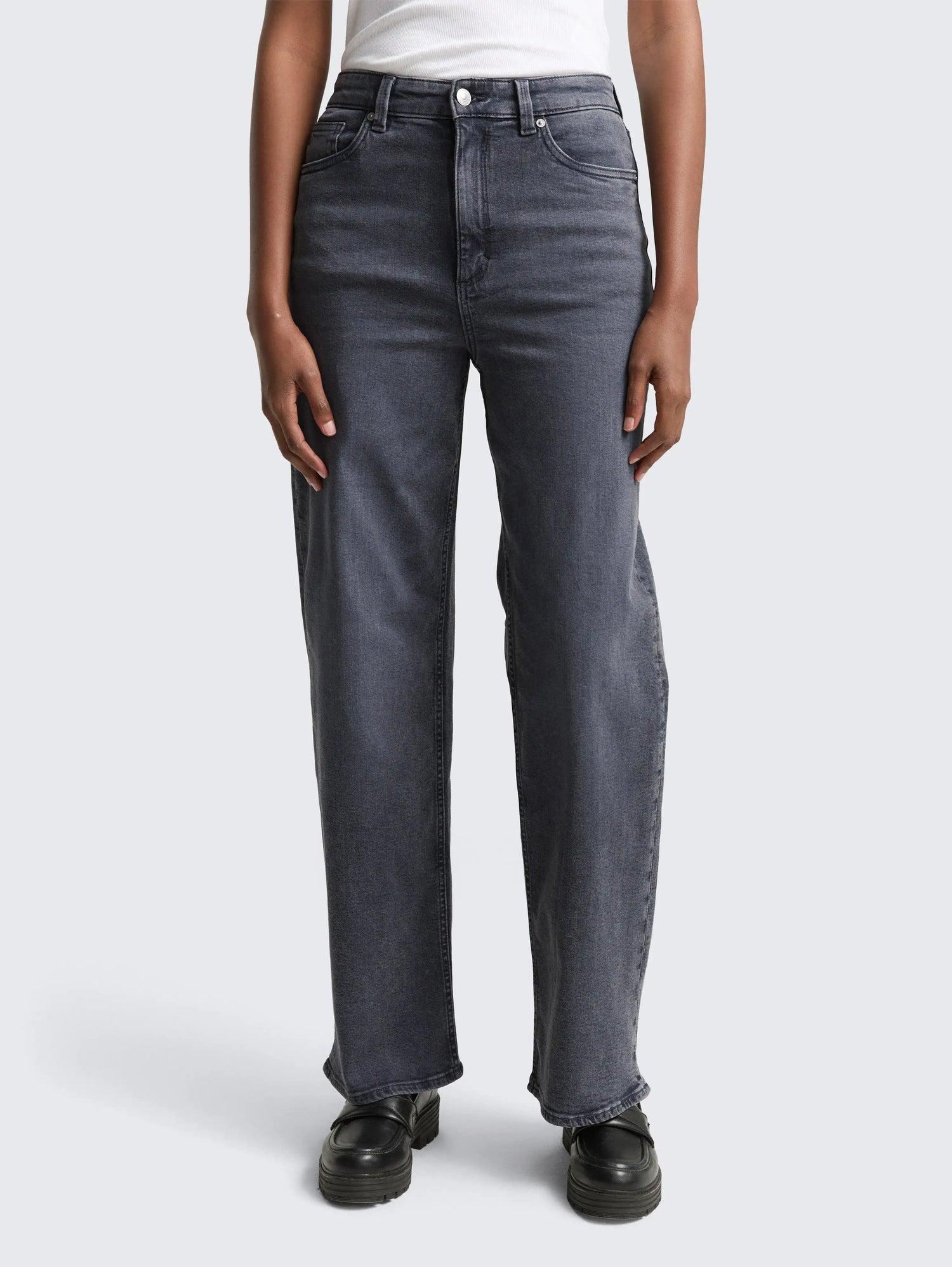 Ttlinou Wide High Waist Jeans