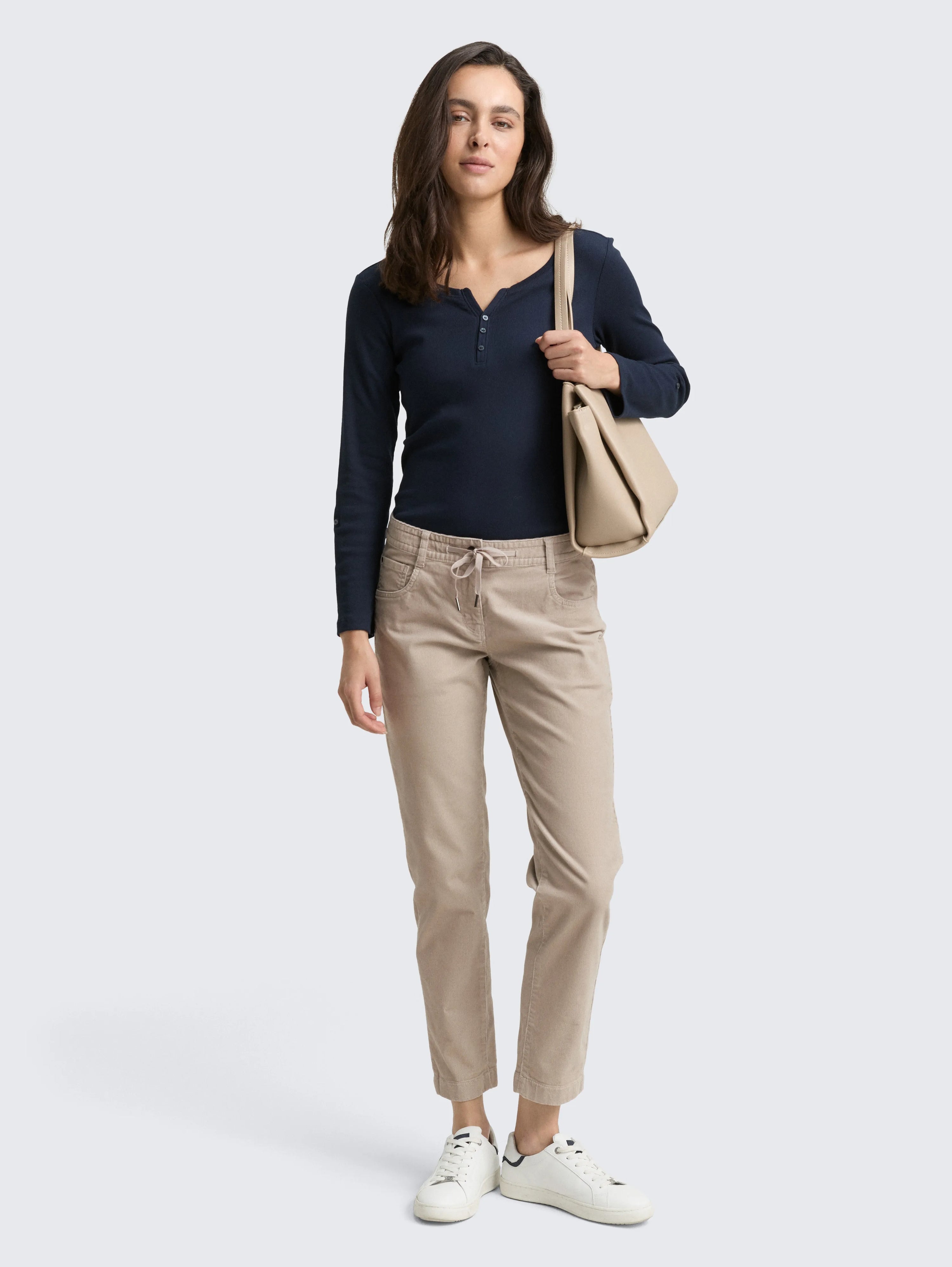 Tom Tailor_0_Tapered Relaxed Corduroy Trousers_1049411_32208_01