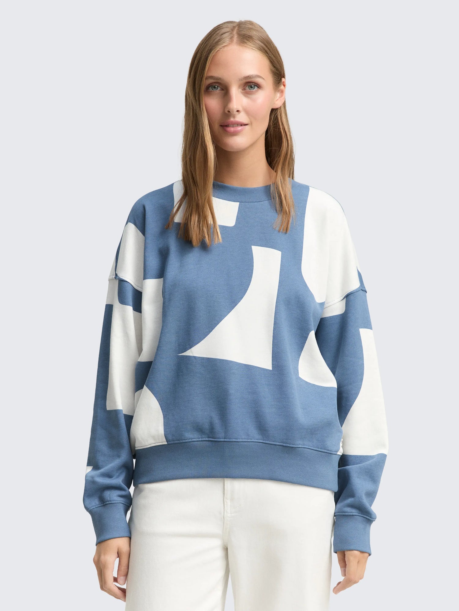 Tom Tailor_0_Loose-Fit Sweatshirt with Pattern_1049413_38860_02
