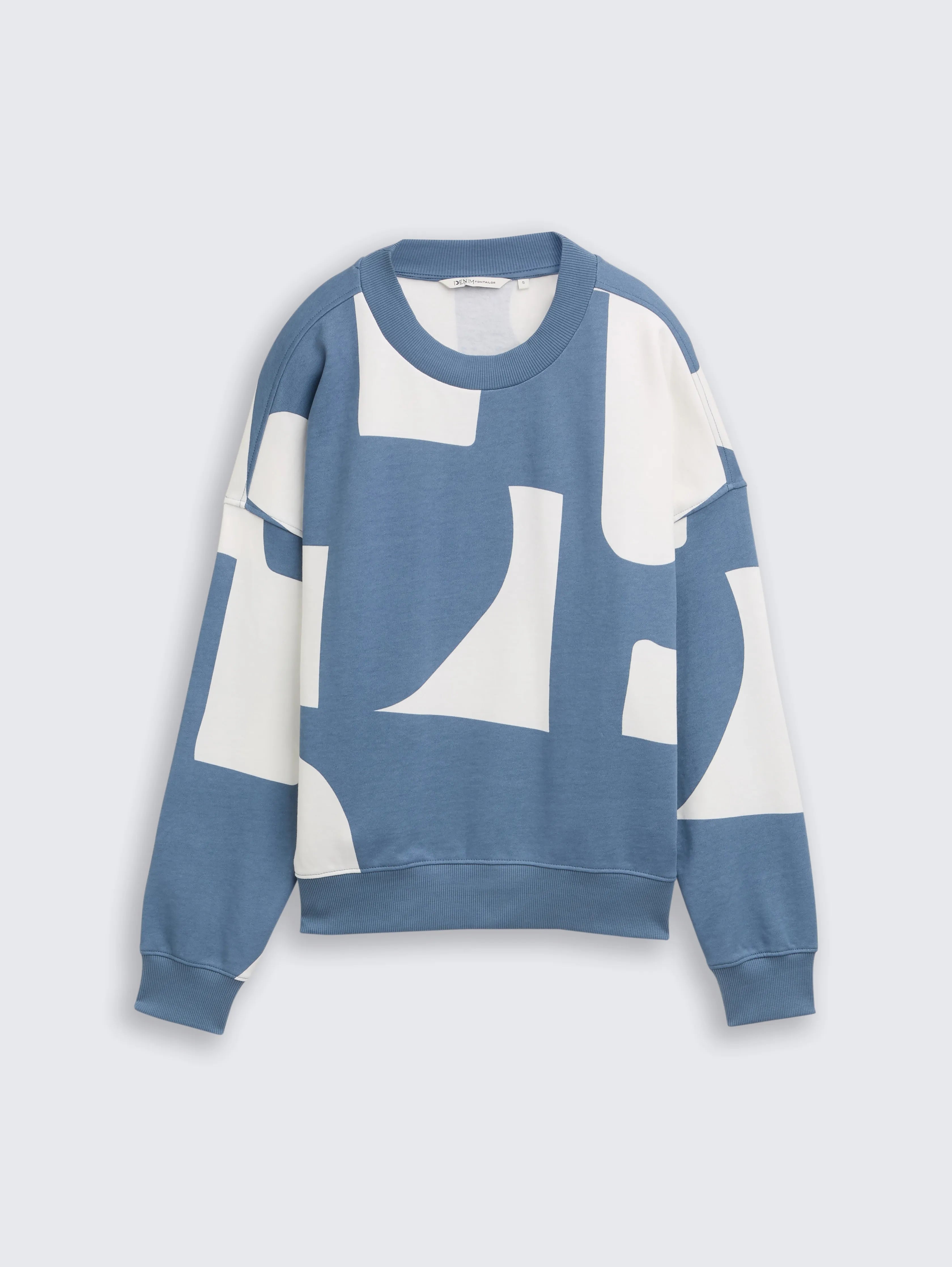 Tom Tailor_0_Loose-Fit Sweatshirt with Pattern_1049413_38860_04