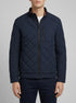 Tom Tailor Sky Captain Blue Men Tech Biker Jacket with Stand-Up Collar SKU: 1049471_10668 Image 00