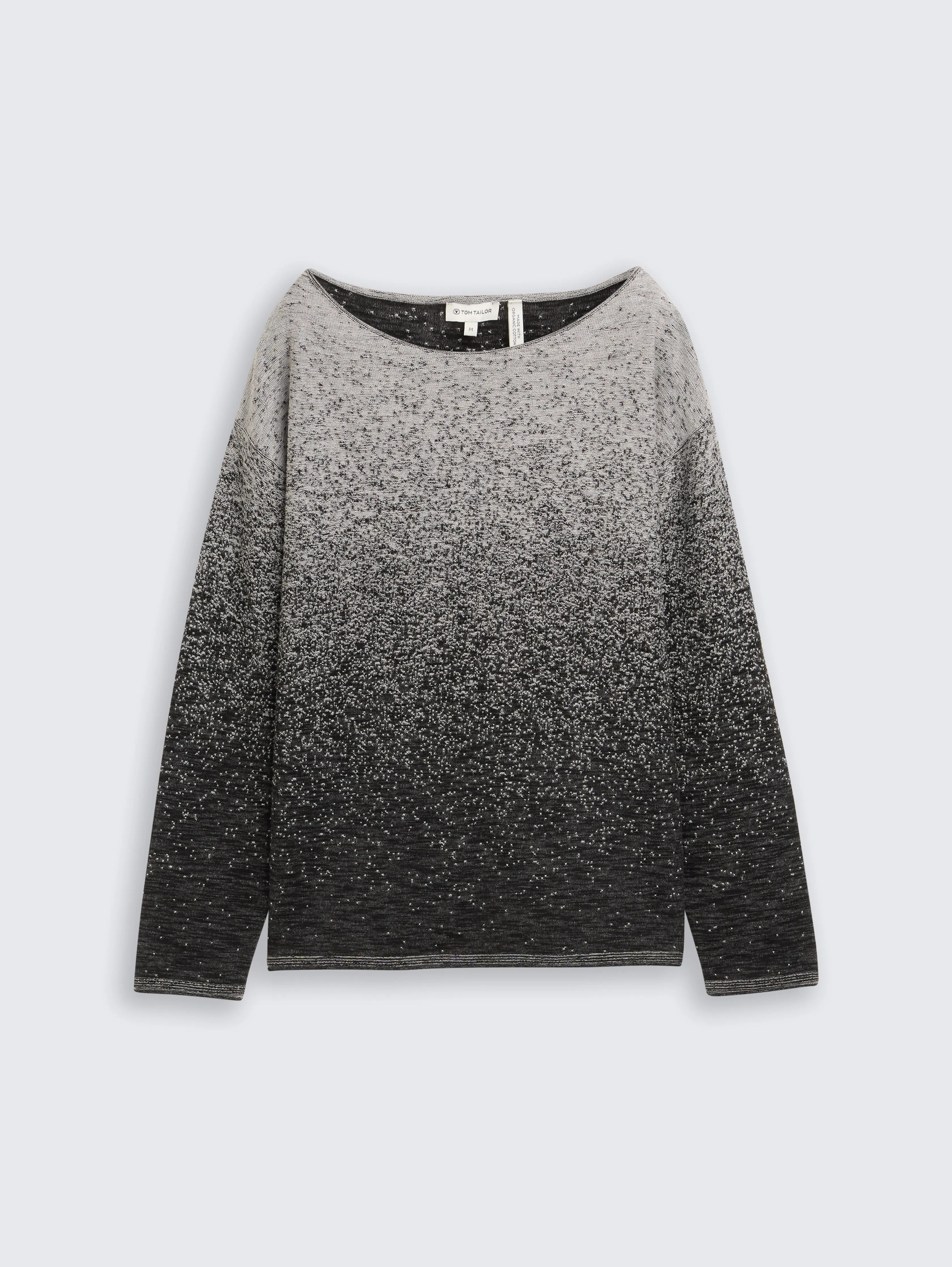Tom Tailor_Gray_Loose Fit Knitted Jumper with Colour Gradient_1049487_36581_04