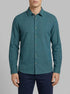 Tom Tailor Green Diamond Structure Men Regular Fit Shirt with Embroidered Logo SKU: 1049579_39569 Image 00
