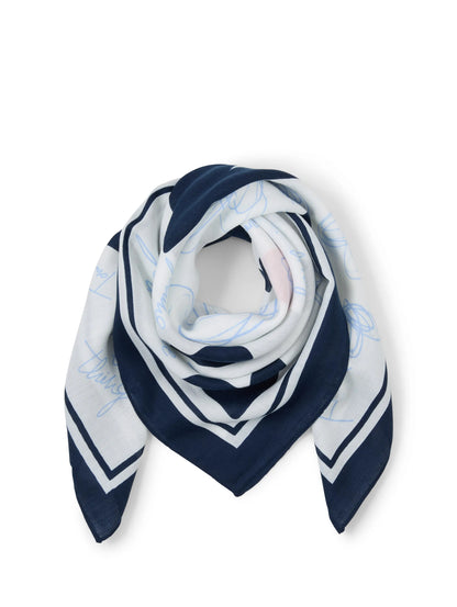 Tom Tailor Blue Haze Geometric Design Women Patterned Neckerchief SKU: 1049644_39967 Image 03