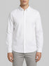 Denim Tom Tailor White Men Oxford Shirt with Logo Embroidery SKU: 1049661_20000 Image 00