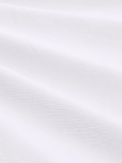 Denim Tom Tailor White Men Oxford Shirt with Logo Embroidery SKU: 1049661_20000 Image 02