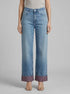 Denim Tom Tailor Light Stone Blue Denim Tint Women Ttlinou Wide Jeans with Turn-Ups SKU: 1049737_10148 Image 00