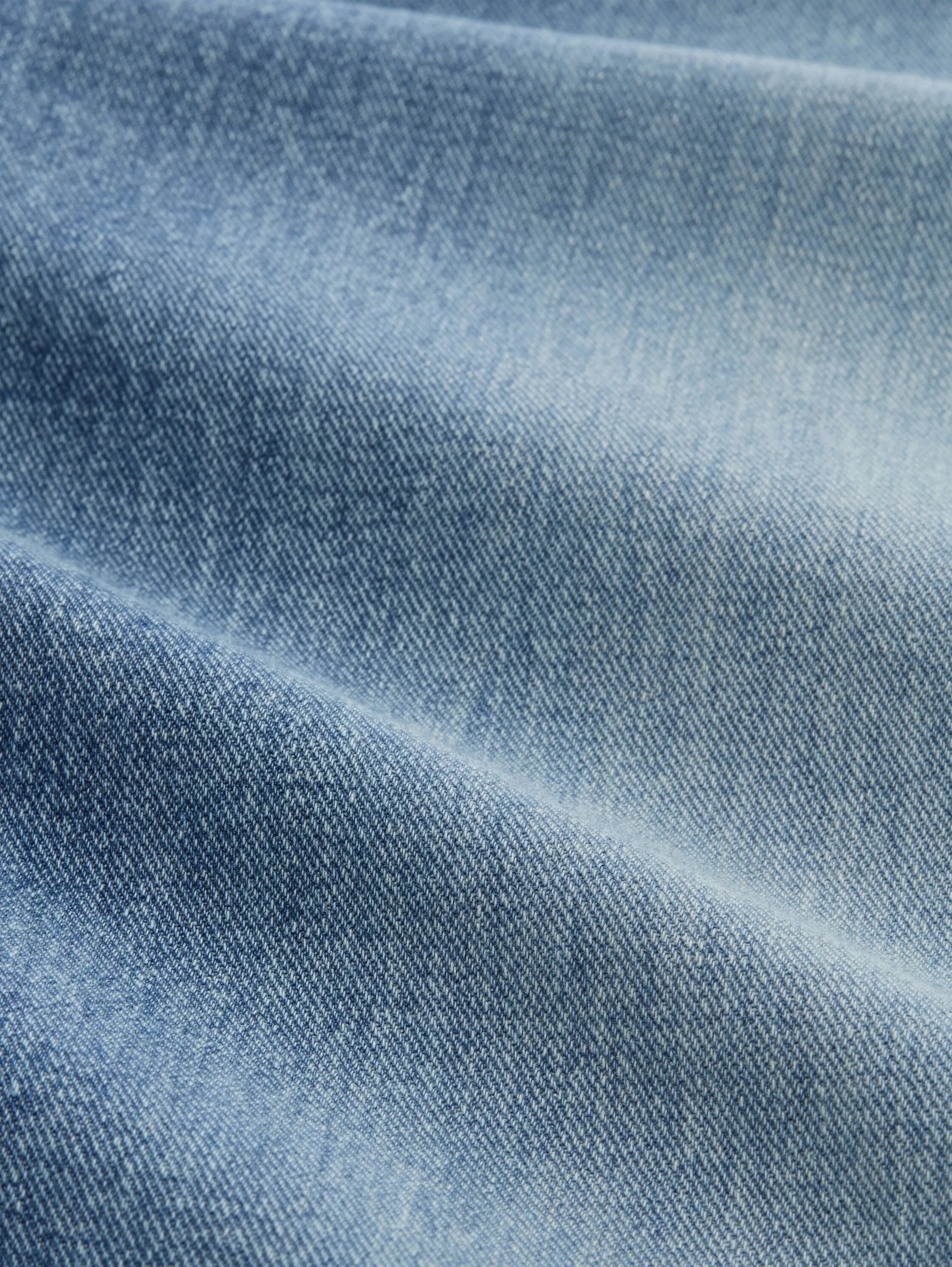 Denim Tom Tailor Light Stone Blue Denim Tint Women Ttlinou Wide Jeans with Turn-Ups SKU: 1049737_10148 Image 05