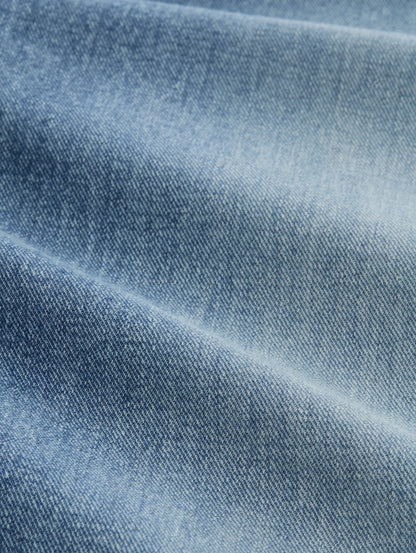 Denim Tom Tailor Light Stone Blue Denim Tint Women Ttlinou Wide Jeans with Turn-Ups SKU: 1049737_10148 Image 05