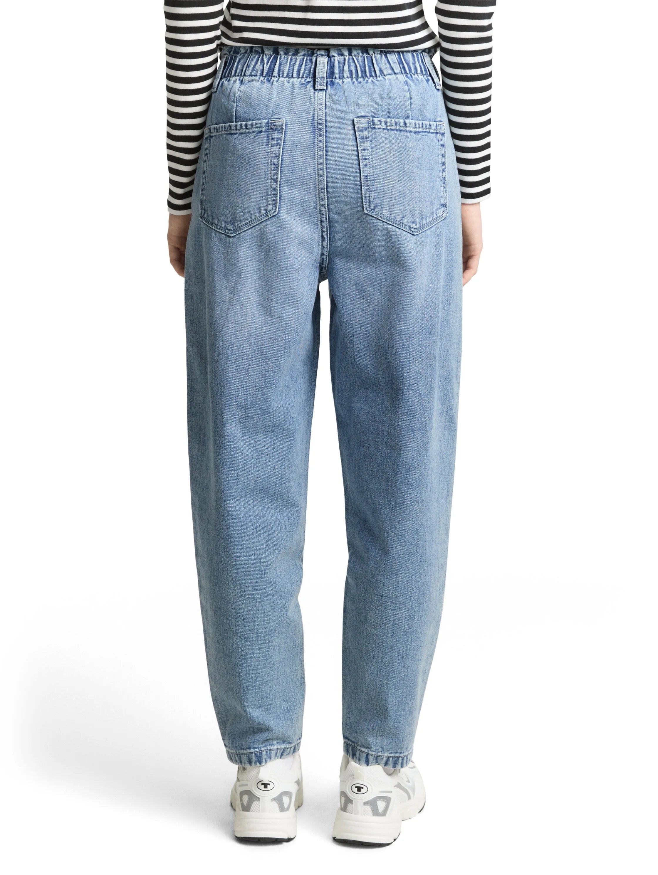 Denim Tom Tailor Used Light Stone Blue Denim Women Ttadea Barrel Jeans SKU: 1049746_10118 Image 02