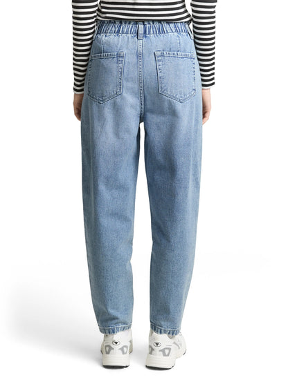 Denim Tom Tailor Used Light Stone Blue Denim Women Ttadea Barrel Jeans SKU: 1049746_10118 Image 02