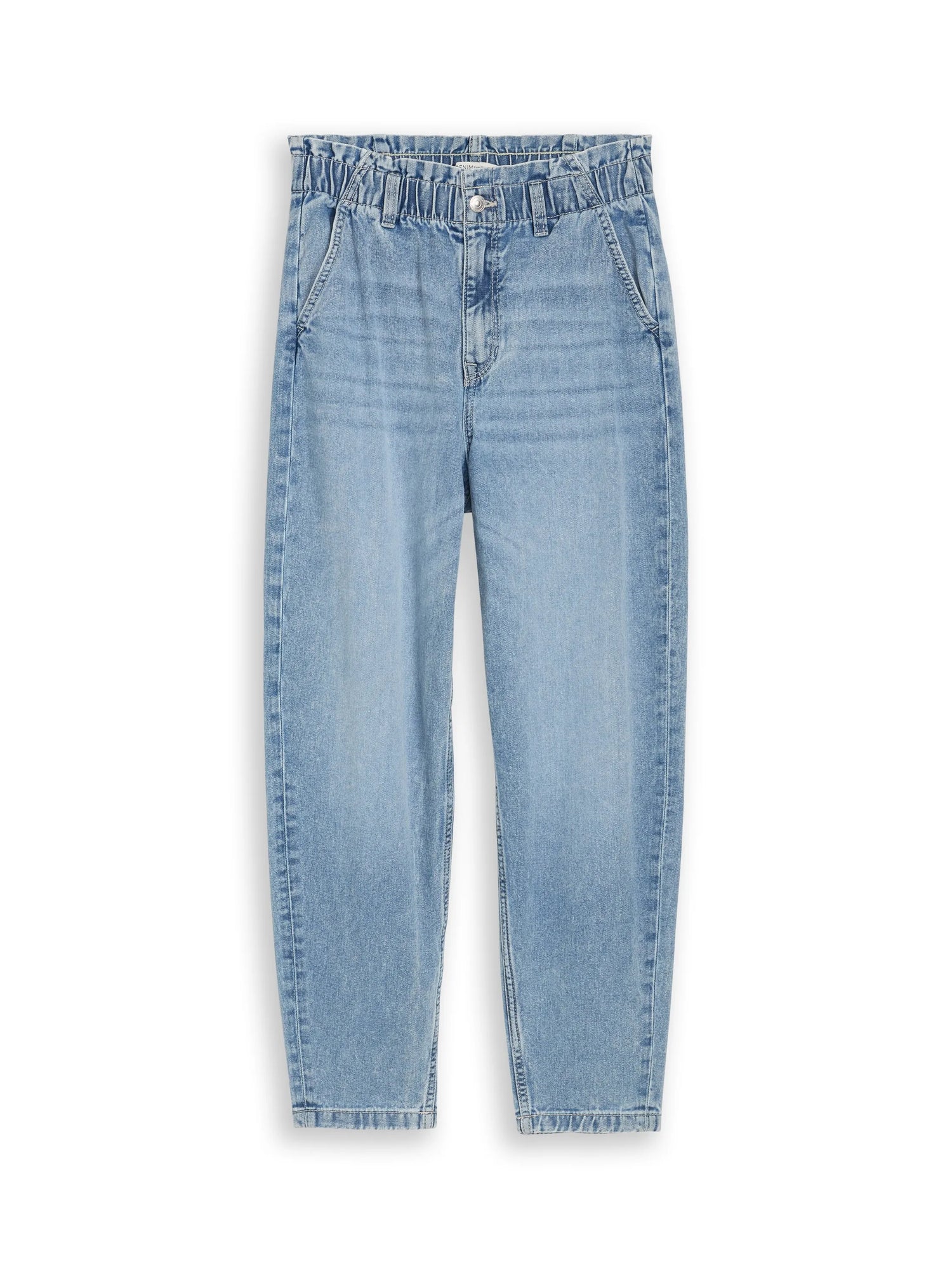 Denim Tom Tailor Used Light Stone Blue Denim Women Ttadea Barrel Jeans SKU: 1049746_10118 Image 06