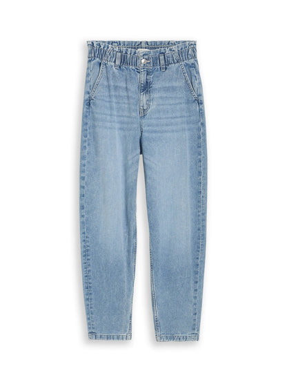 Denim Tom Tailor Used Light Stone Blue Denim Women Ttadea Barrel Jeans SKU: 1049746_10118 Image 06