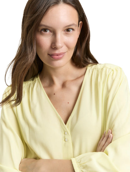 Tom Tailor Soft Lemon Women Viscose Blouse SKU: 1049794_38887 Image 03