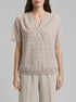 Tom Tailor Soft Taupe Geometric Minimal Women Patterned Blouse SKU: 1049796_39729 Image 00