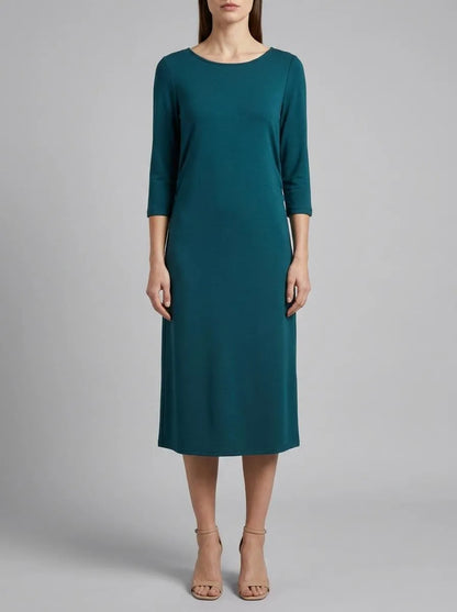 Tom Tailor Deep Meadow Green Women Dress with Ruffles SKU: 1049851_12818 Image 00
