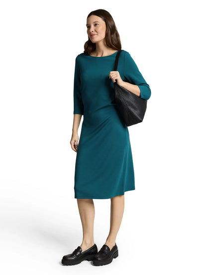 Tom Tailor Deep Meadow Green Women Dress with Ruffles SKU: 1049851_12818 Image 01