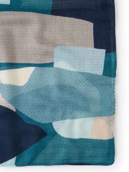 Tom Tailor Abstract Stripe Print Women Scarf with Print SKU: 1049857_39722 Image 02