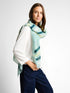 Tom Tailor Mint Wording Scarf Women Scarf with Print SKU: 1049857_40140 Image 01