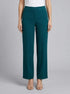 Tom Tailor Deep Meadow Green Women Ttmia Straight Cropped Trousers SKU: 1049981_12818 Image 00
