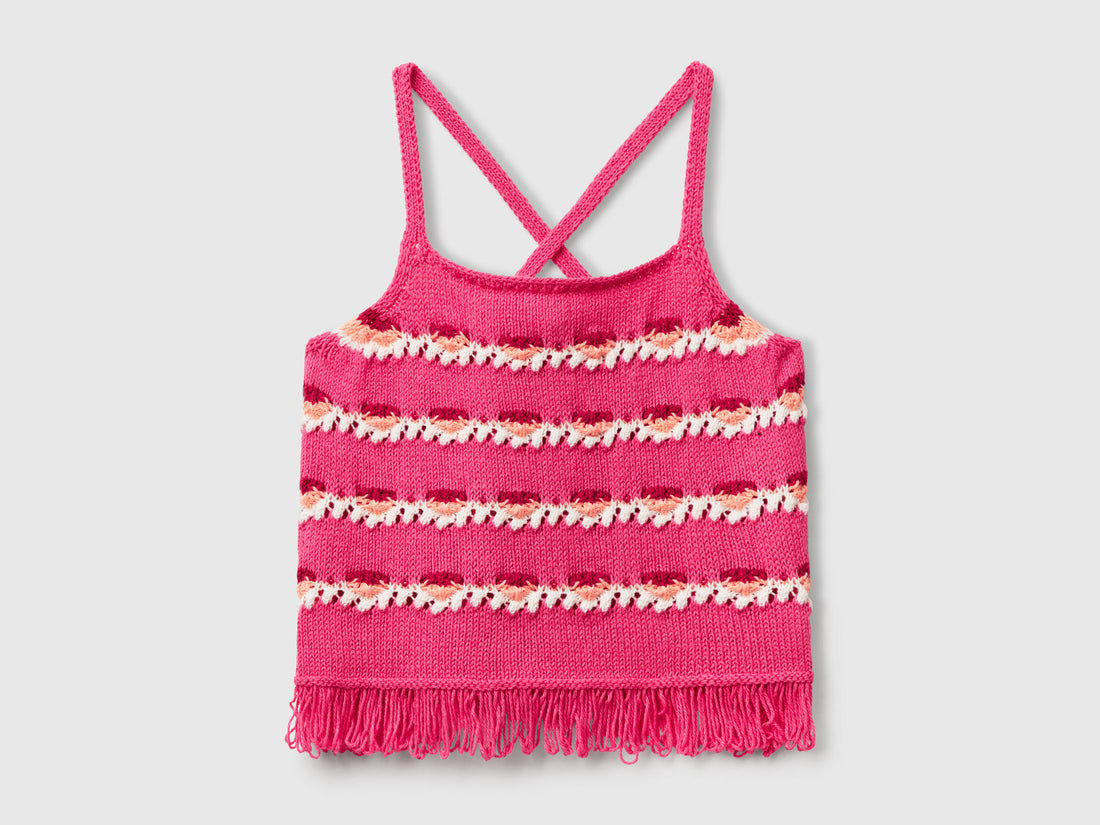 Benetton_Top in Crochet Stitch_104FQH00C_86A_01