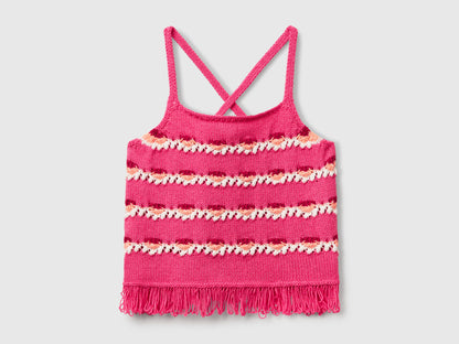 Benetton_Top in Crochet Stitch_104FQH00C_86A_01