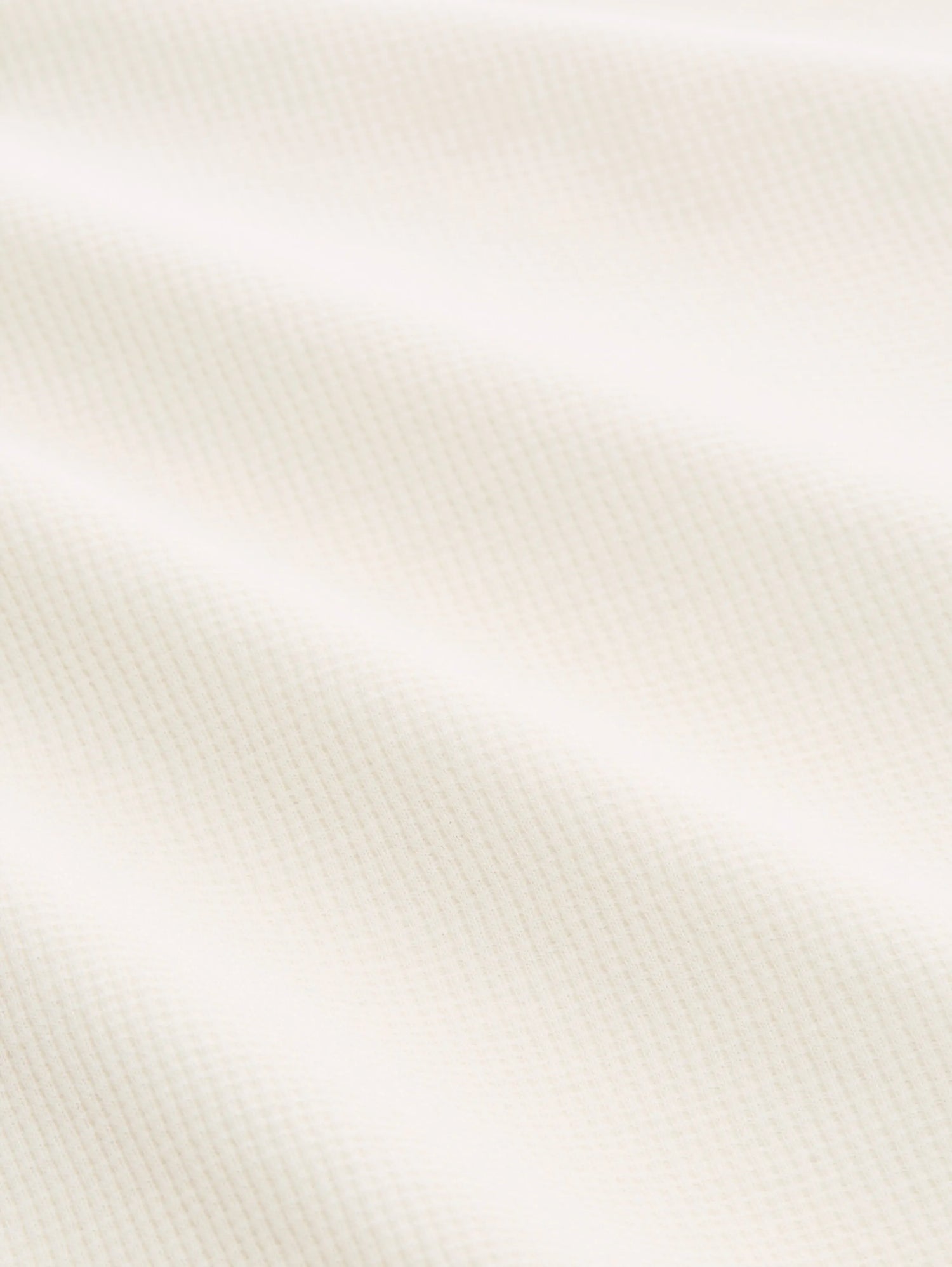 Tom Tailor Gardenia White Men T-Shirt with Waffle Texture SKU: 1050142_10348 Image 05