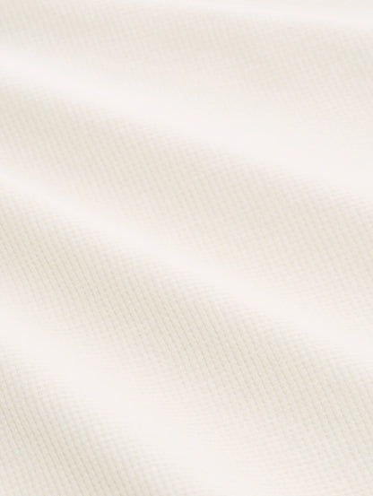Tom Tailor Gardenia White Men T-Shirt with Waffle Texture SKU: 1050142_10348 Image 05