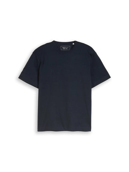 Denim Tom Tailor Sky Captain Blue Men Relaxed Fit Cotton T-Shirt SKU: 1050260_10668 Image 01