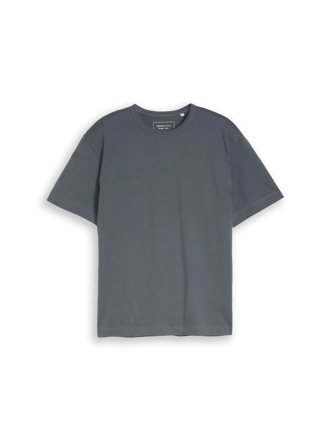 Denim Tom Tailor Urban Medium Grey Men Relaxed Fit Cotton T-Shirt SKU: 1050260_21756 Image 01