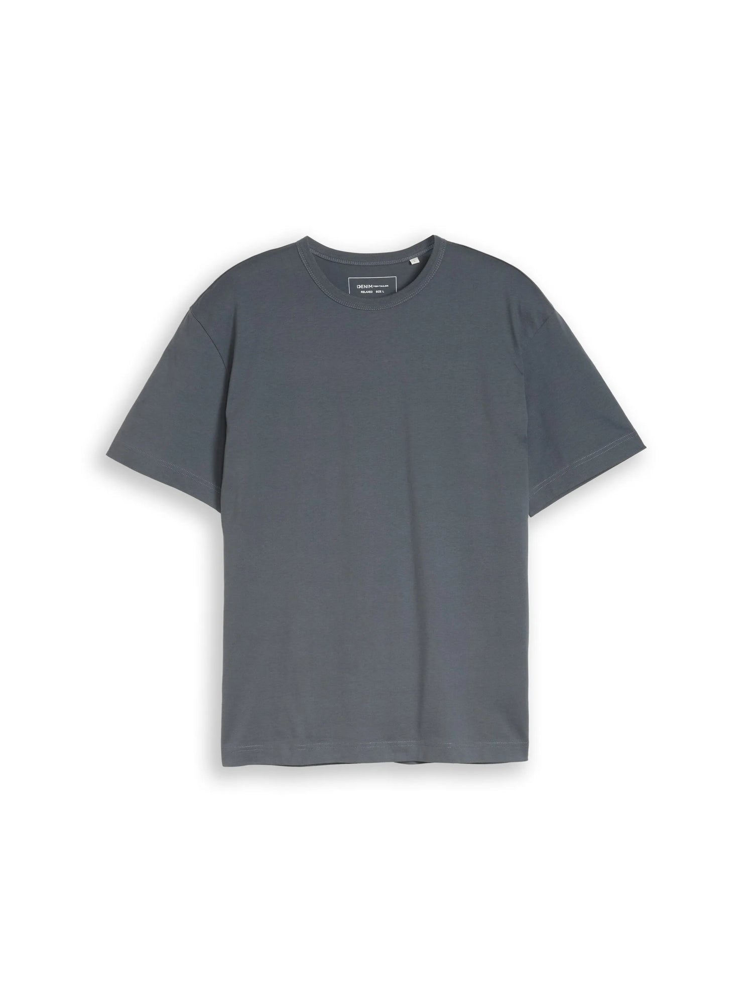 Denim Tom Tailor Urban Medium Grey Men Relaxed Fit Cotton T-Shirt SKU: 1050260_21756 Image 01